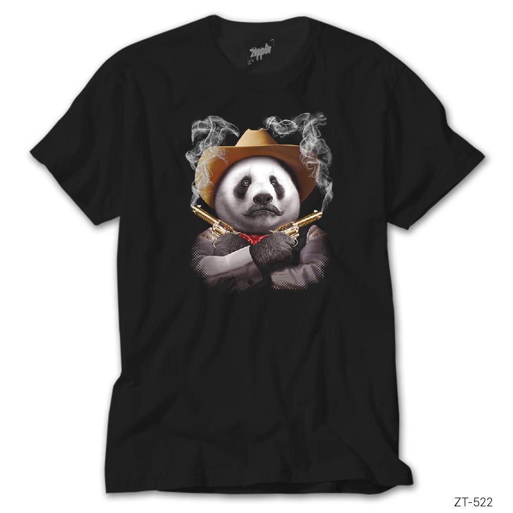 Panda Crıossgunner Siyah Tişört