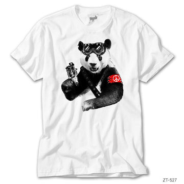 Panda Pasific Beyaz Tişört