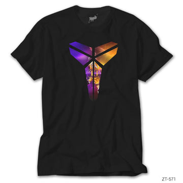 Kobe Bryant Logo Siyah Tişört