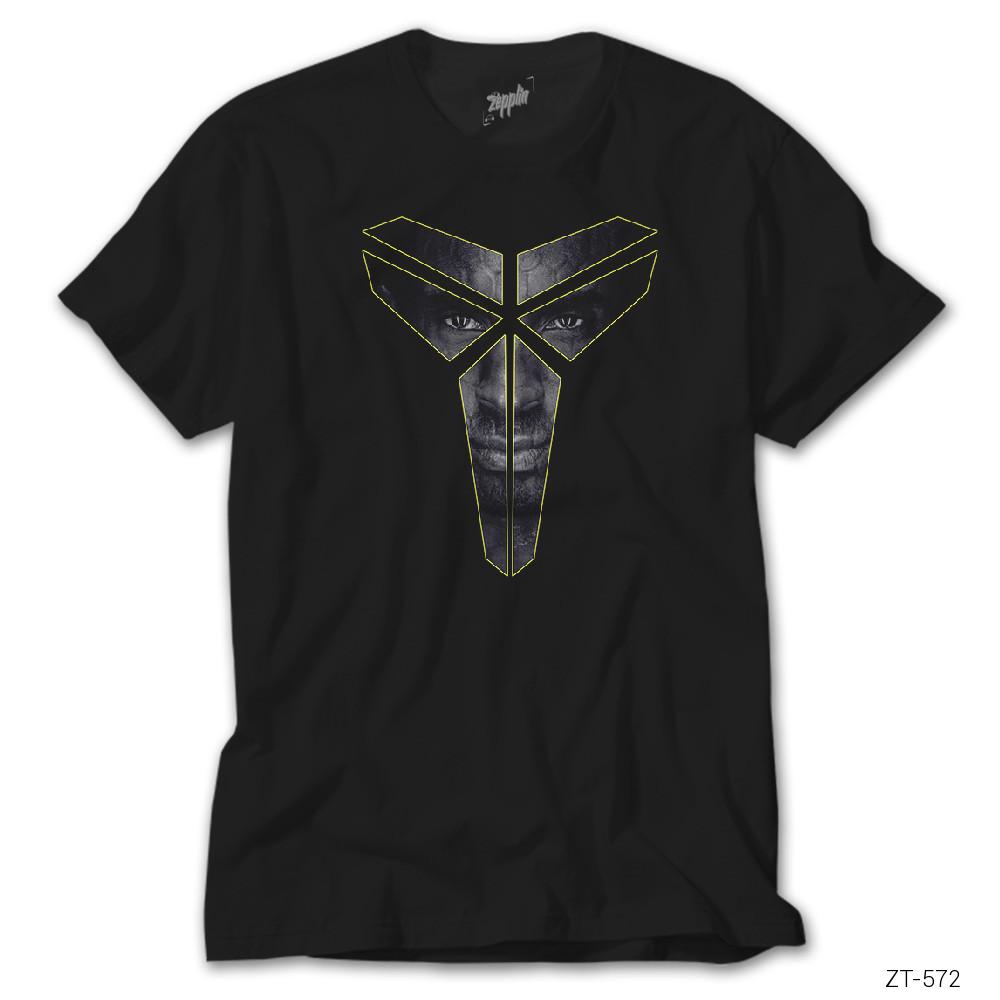Kobe Bryant Logo 2 Siyah Tişört