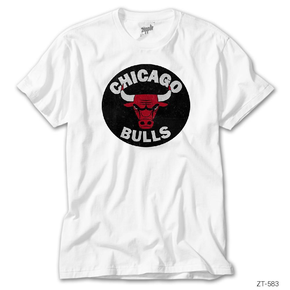 Chicago Bulls Stamp Beyaz Tişört