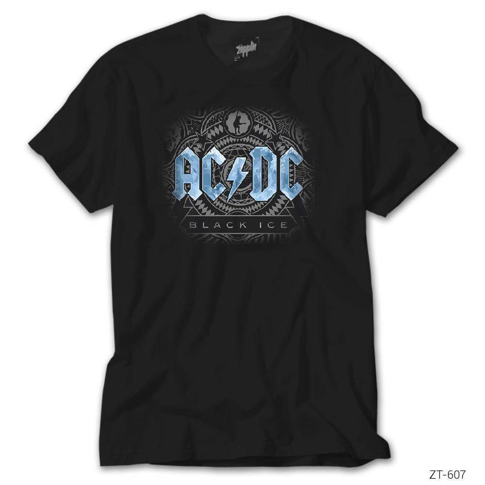 AC DC Black Ice Blue Siyah Tişört