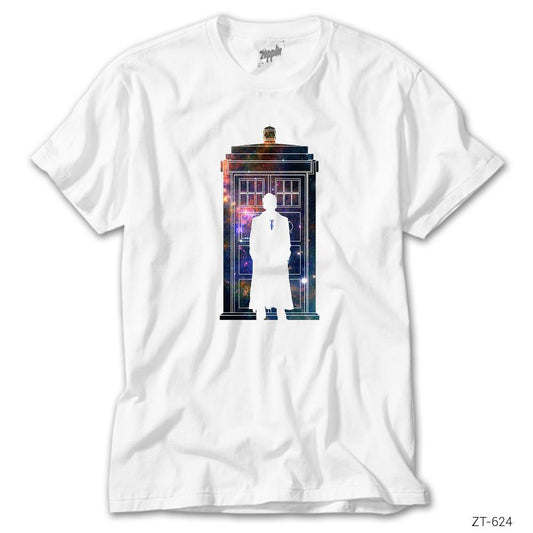 Doctor Who Tardis Space Beyaz Tişört