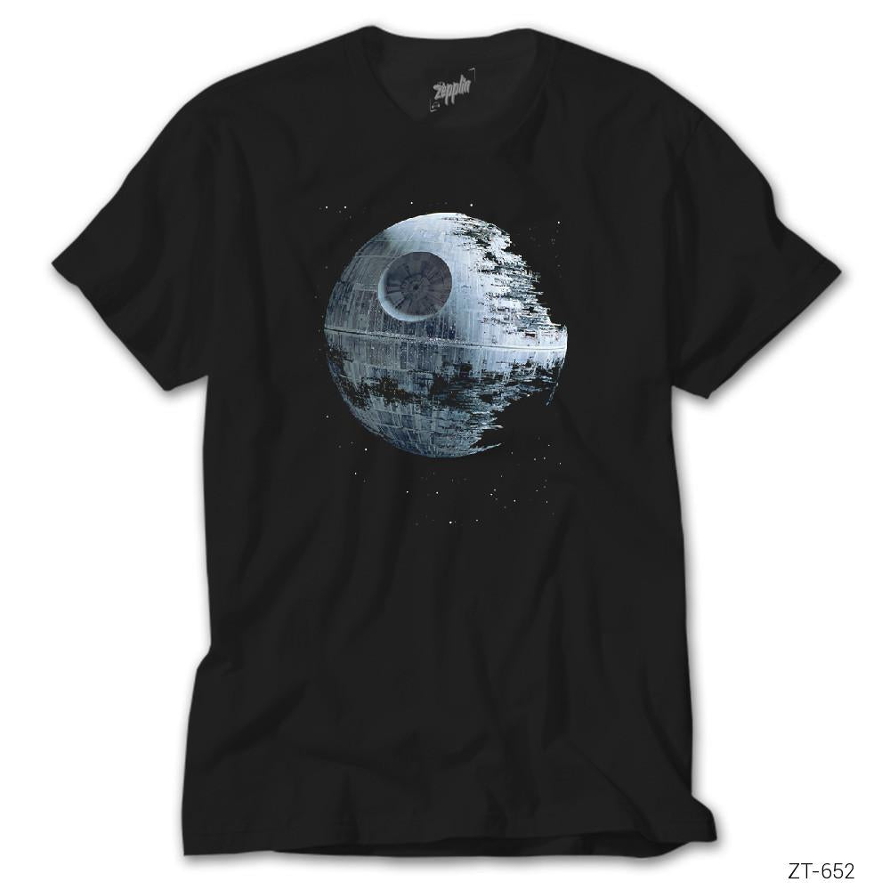 Star Wars Death Star Siyah Tişört