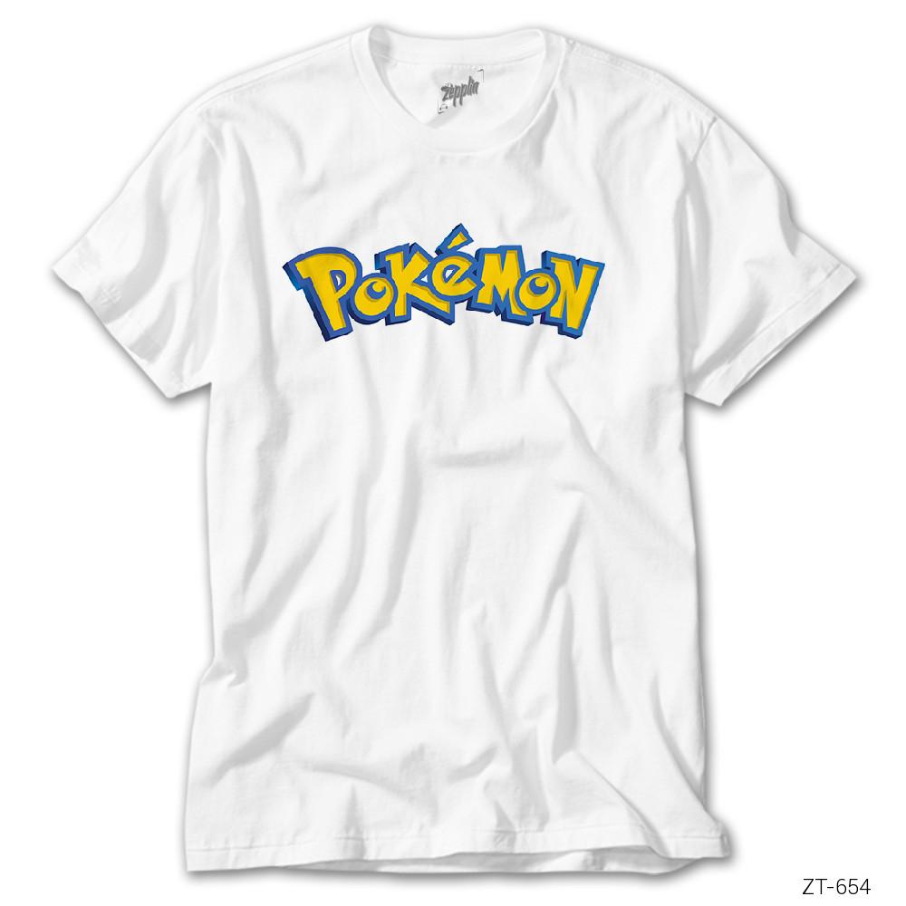 Pokemon Beyaz Tişört