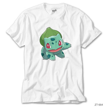 Pokemon Balbasaur Beyaz Tişört