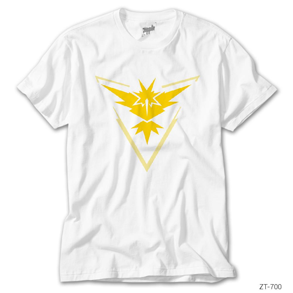 Pokemon Team Instinct Logo Beyaz Tişört