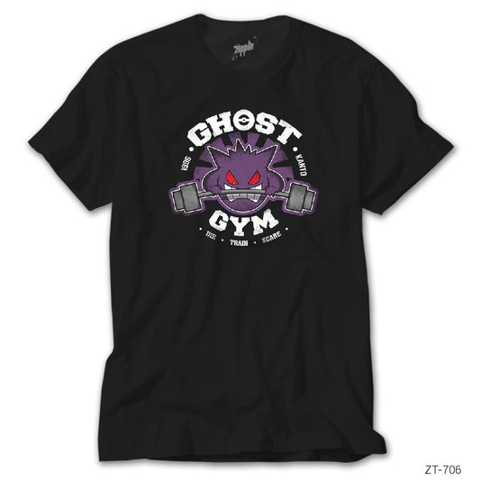 Pokemon Ghost Gym Siyah Tişört