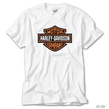 Harley Logo Beyaz Tişört