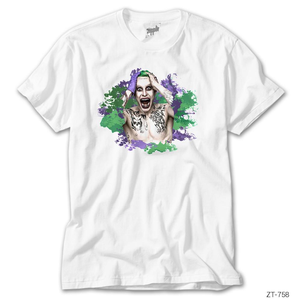 Suicide Squad Joker Beyaz Tişört