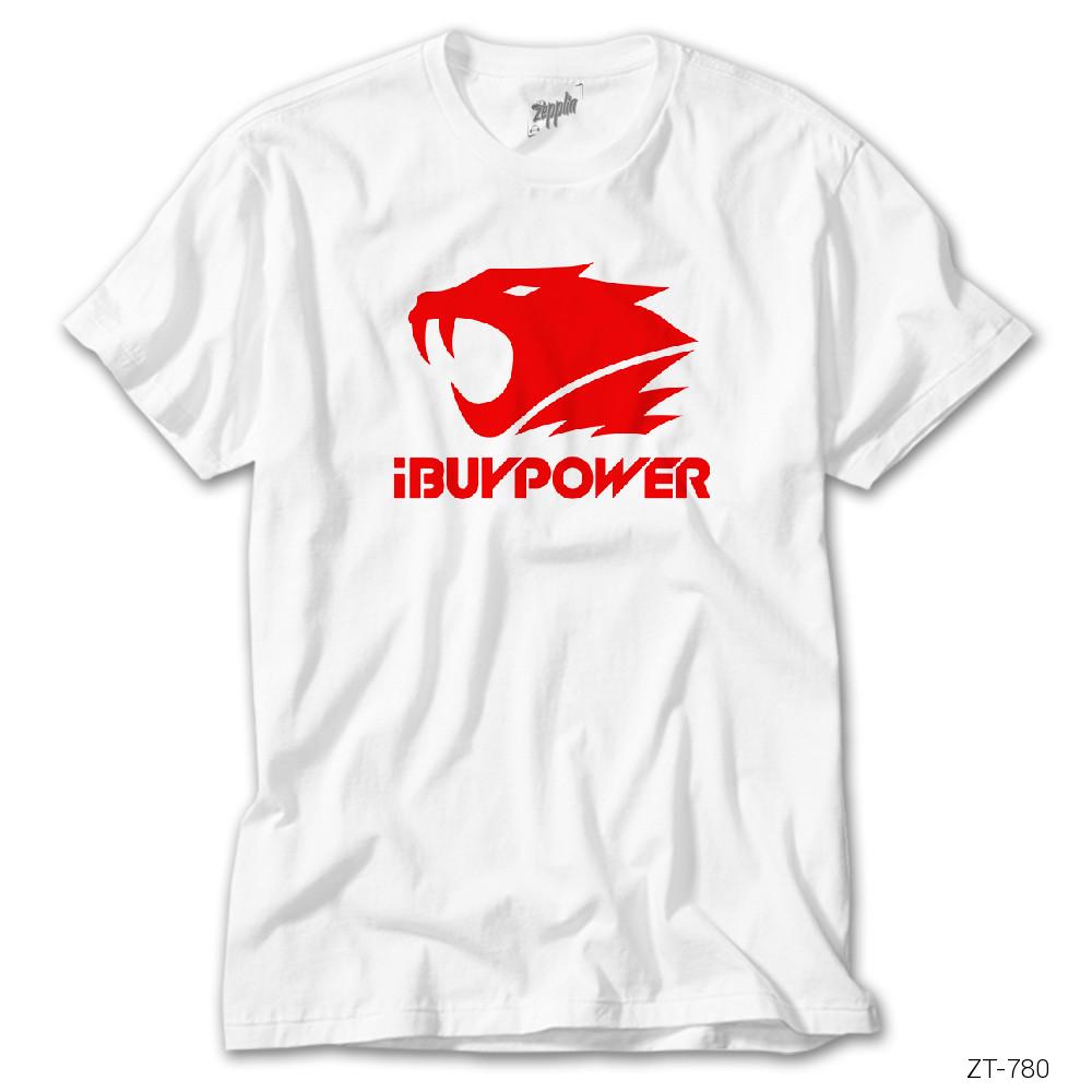 I Buy Power Beyaz Tişört