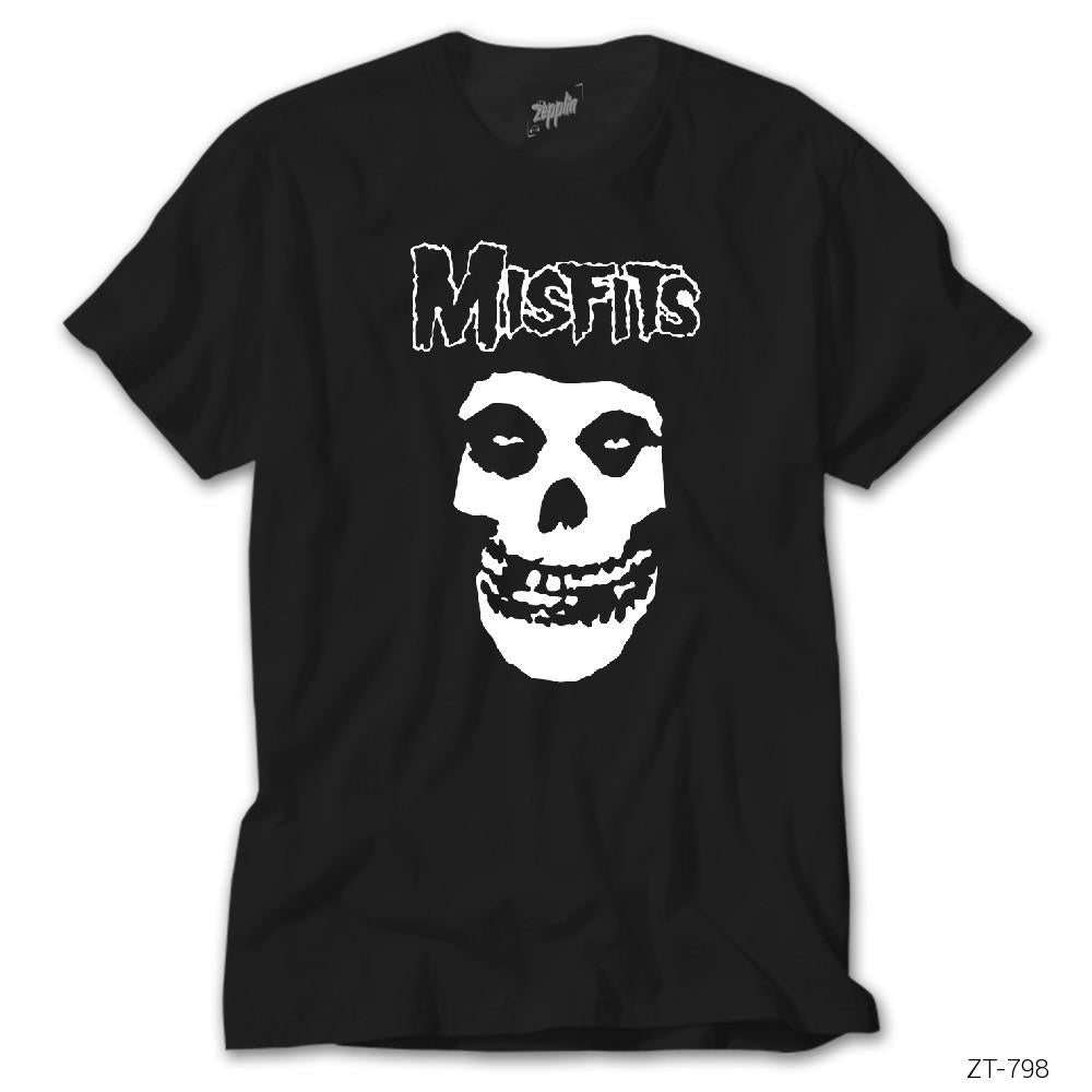 İndirimli Misfits Siyah Tişört