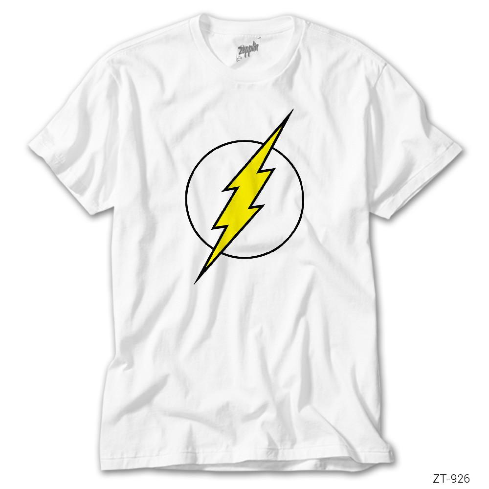 Flash Lighting Beyaz Tişört