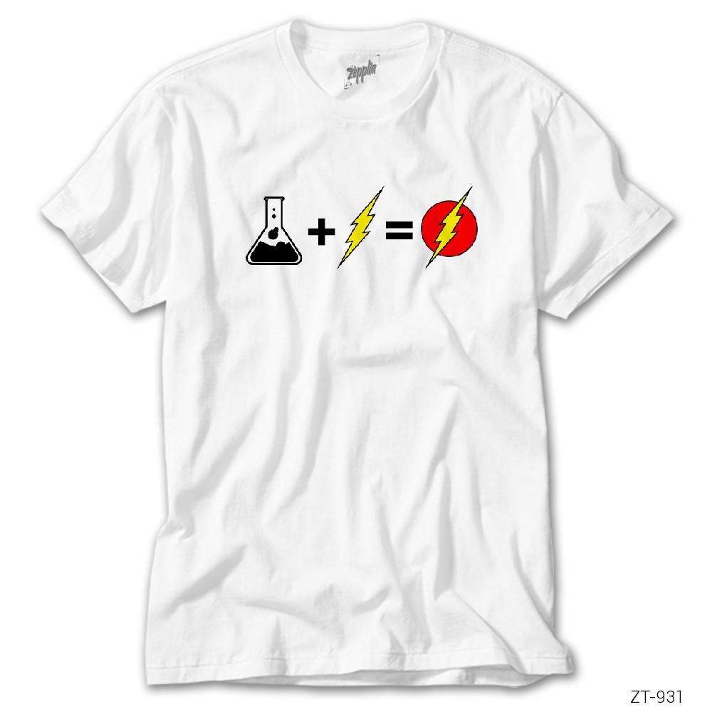 The Flash Evolation Beyaz Tişört