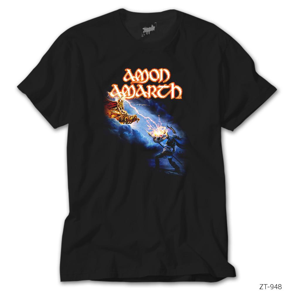 Amon Amarth God Fights Siyah Tişört