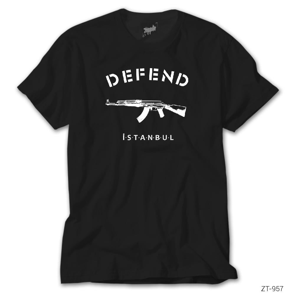 Defend İstanbul Siyah Tişört