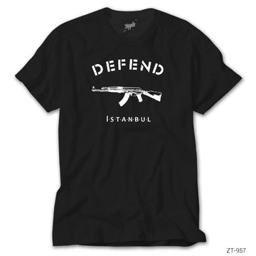 Defend İstanbul Siyah Tişört