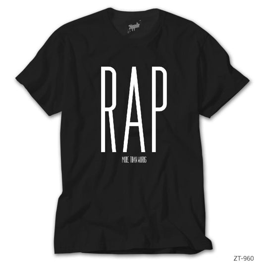 RAP Siyah Tişört