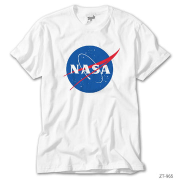 Nasa Logo Beyaz Tişört