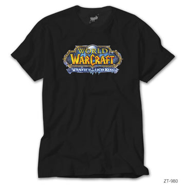 Warcraft Wrath of the Lich King Siyah Tişört