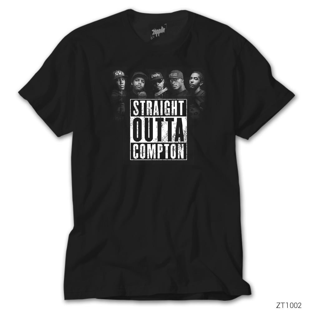 N.W.A Straight Outta Compton Siyah Tişört
