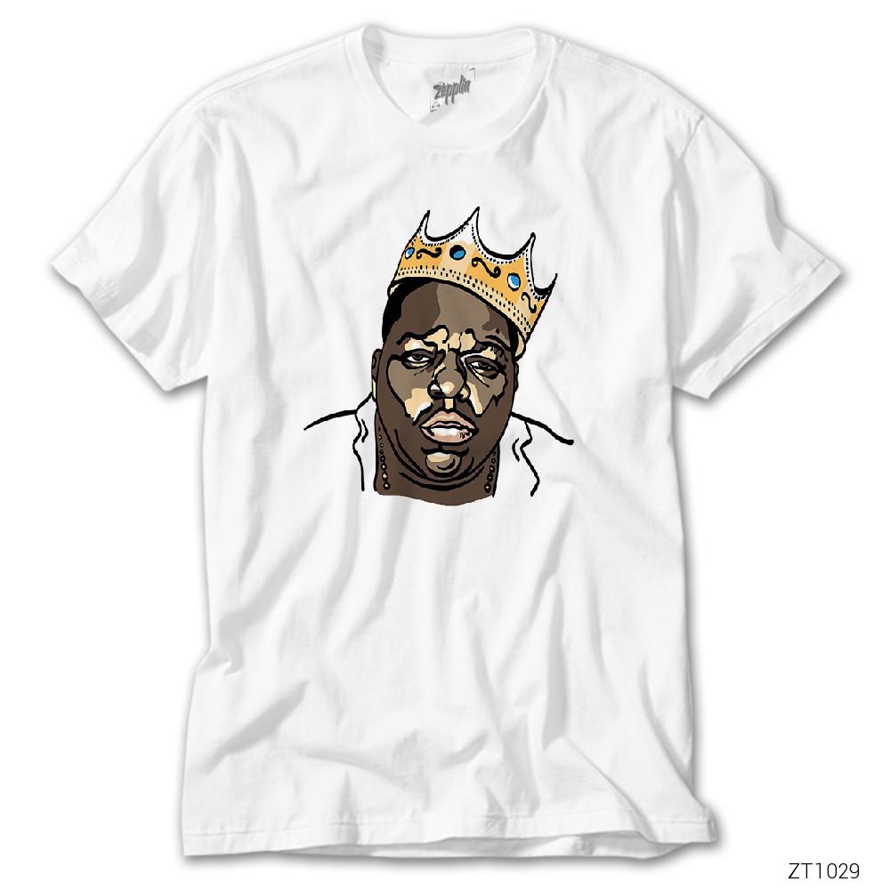 Biggie Cartoon Beyaz Tişört