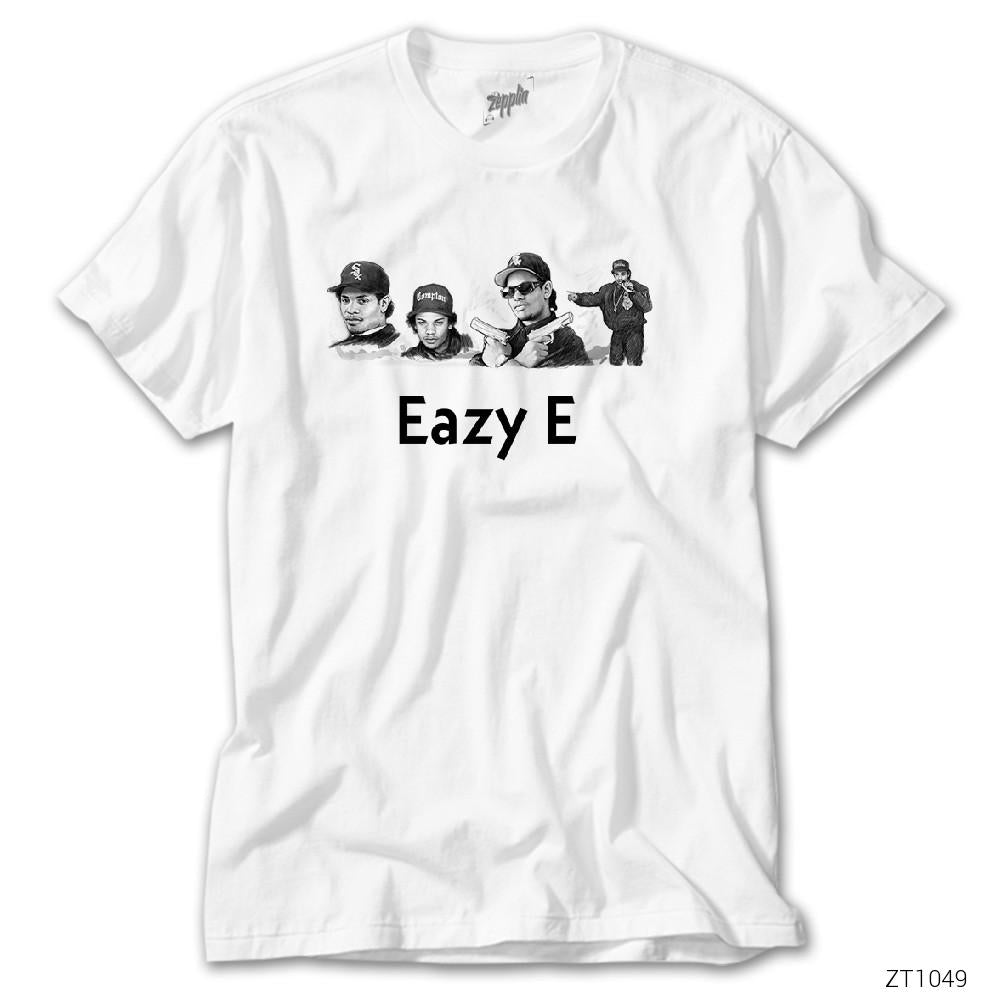 Eazy E Sketch Art Beyaz Tişört