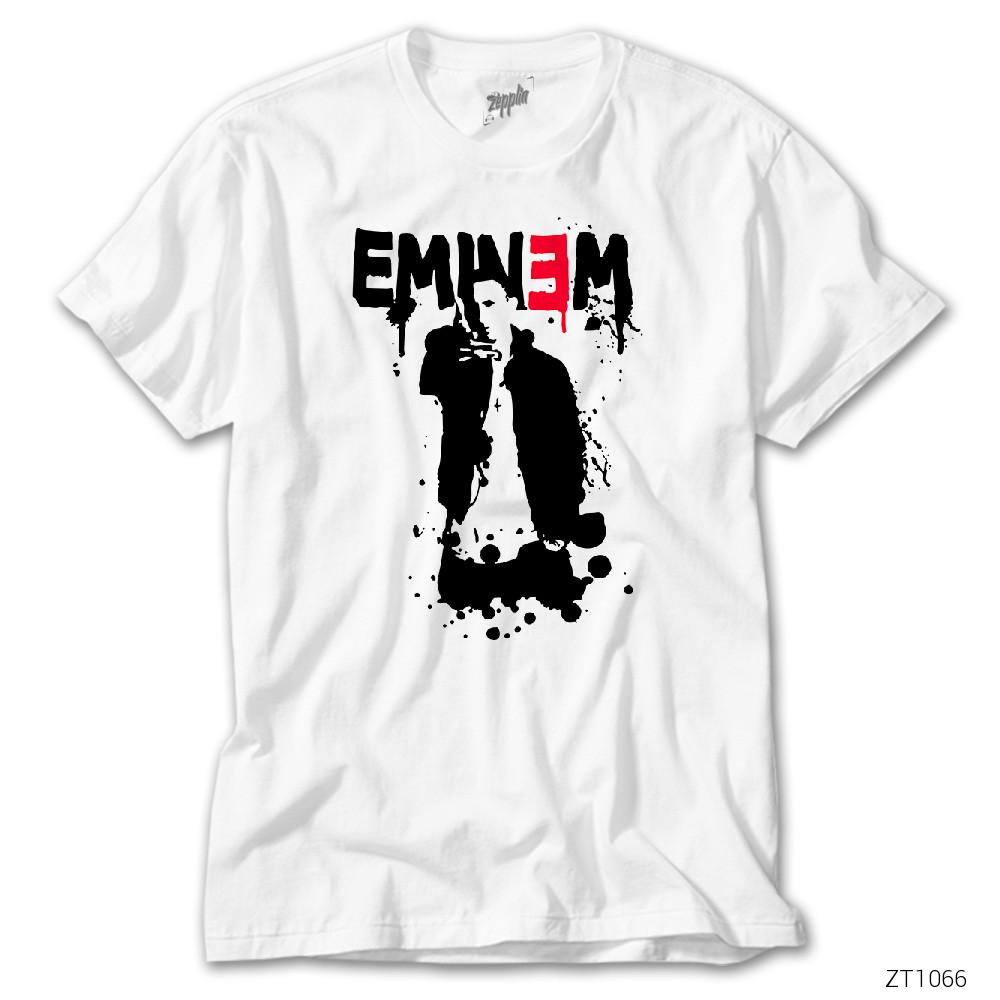 Eminem Splash Beyaz Tişört