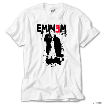 Eminem Splash Beyaz Tişört