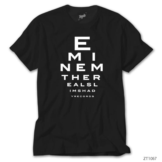 Eminem The Real Slim Shady Siyah Tişört