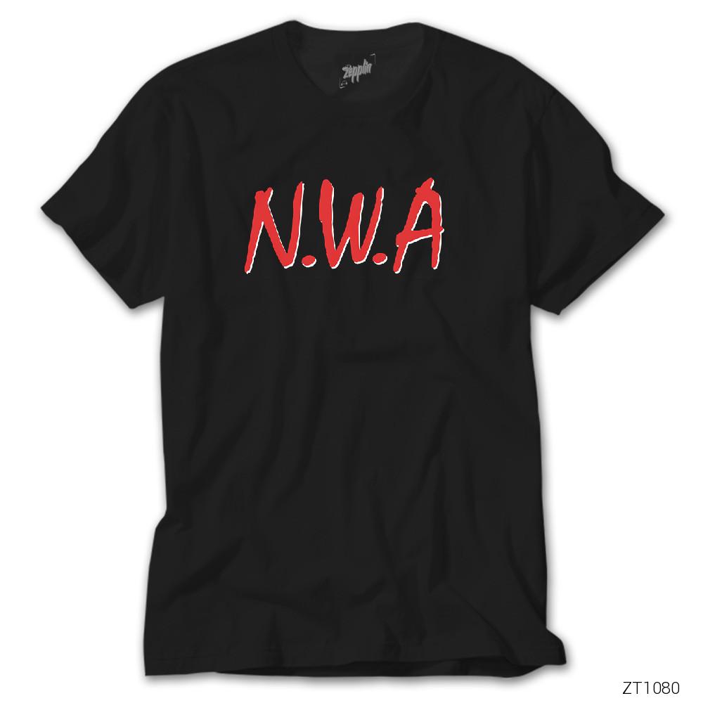 N.W.A. Logo Siyah Tişört