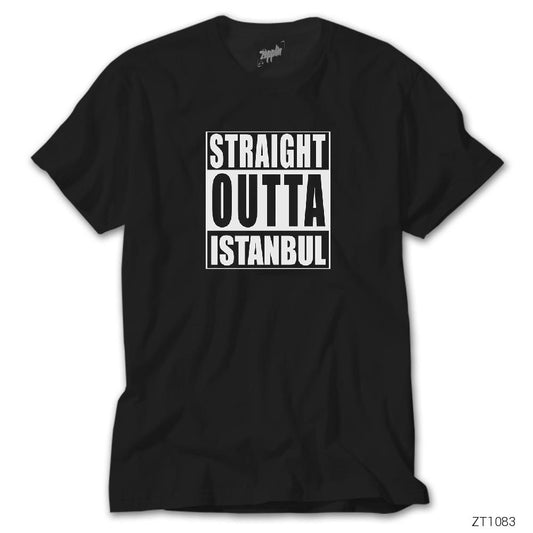 NWA Straight Outta Istanbul Siyah Tişört