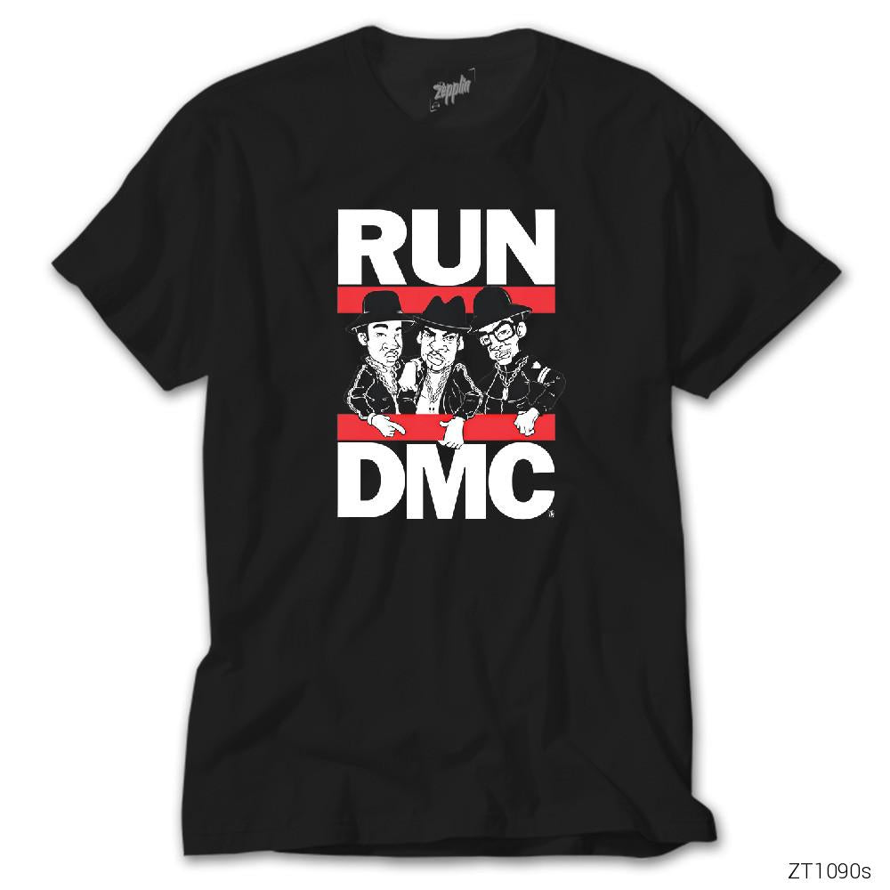 Run Dmc Group Siyah Tişört