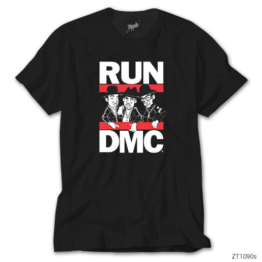 Run Dmc Group Siyah Tişört