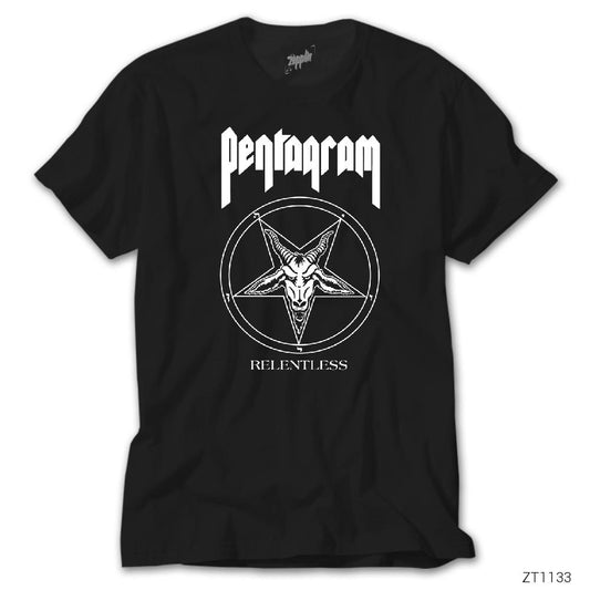 Pentagram Relentless Siyah Tişört