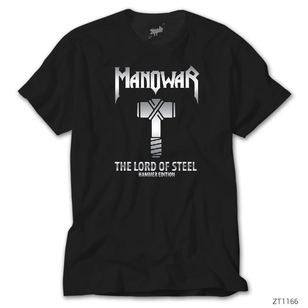 Manowar The Lord of Steel Siyah Tişört
