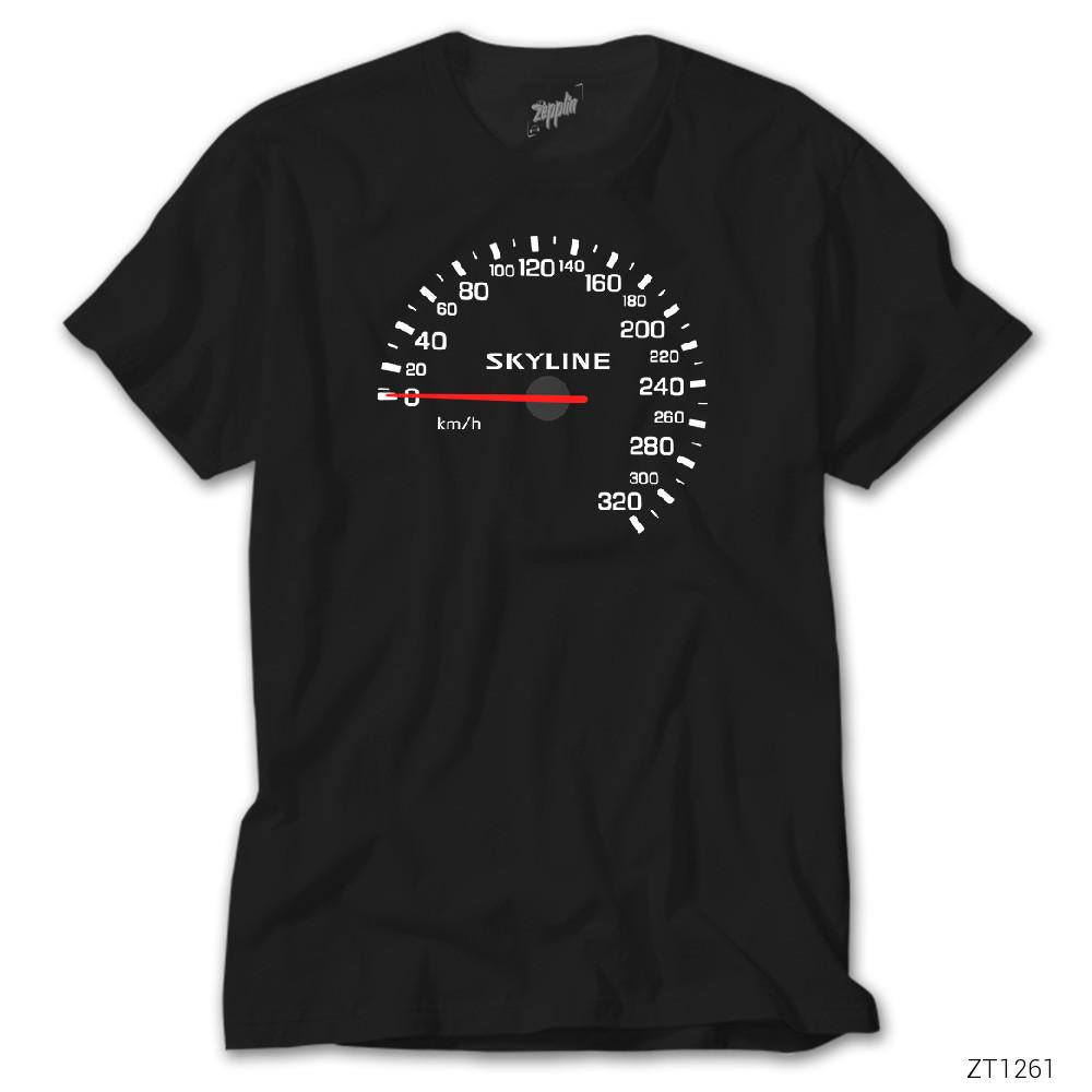 Nissan Skyline Speedmeter Siyah Tişört