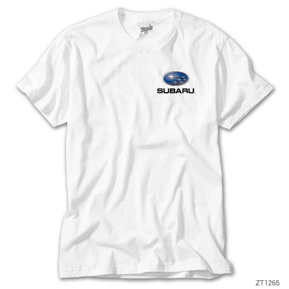 Subaru Logo Beyaz Tişört