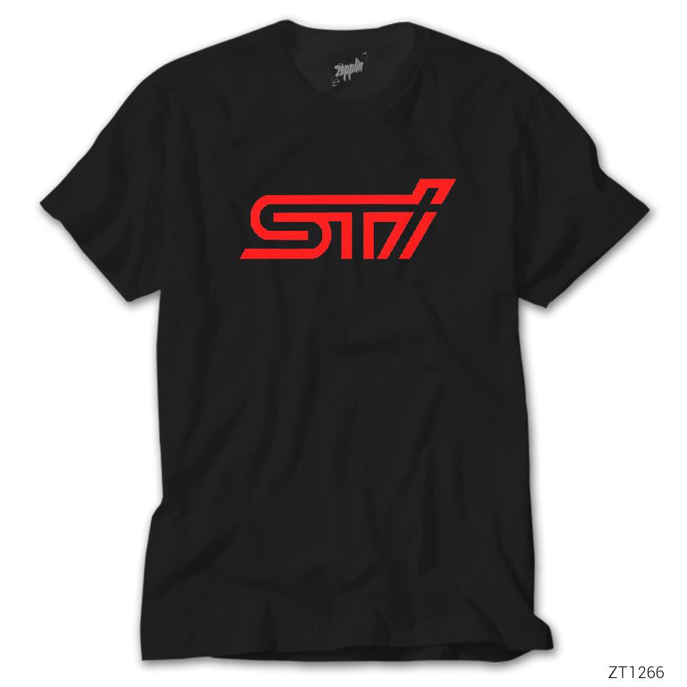 Subaru STI Logo Siyah Tişört