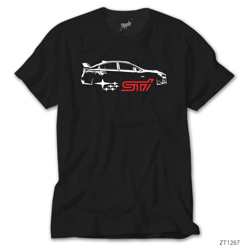 Subaru SWRX STI Siyah Tişört