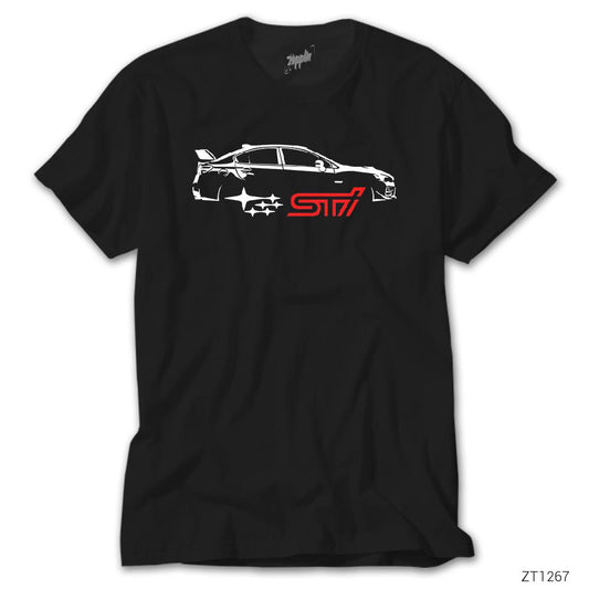 Subaru SWRX STI Siyah Tişört