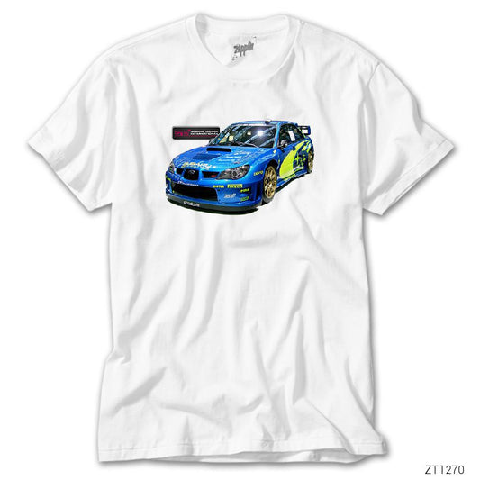 Subaru Imprezza World Rally Car Beyaz Tişört