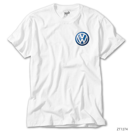 İndirimli Volkswagen Logo Beyaz Tişört