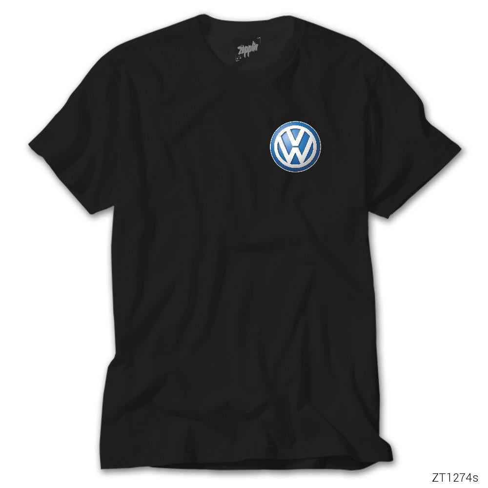 Volkswagen Logo Siyah Tişört