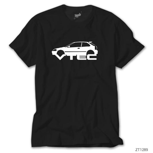 Honda Civic Vtec Siyah Tişört