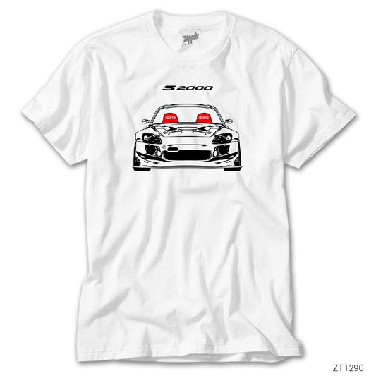 Honda S2000 Beyaz Tişört