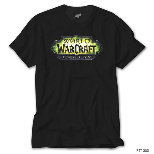 World of Warcraft Legion Logo Siyah Tişört