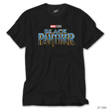 Black Panther Original Logo Siyah Tişört
