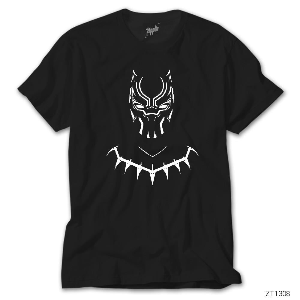 Black Panther With Necklace siyah tişört
