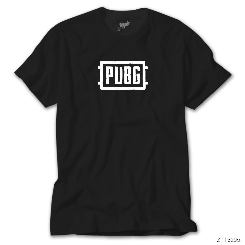 PUBG Logo Classic Siyah Tişört